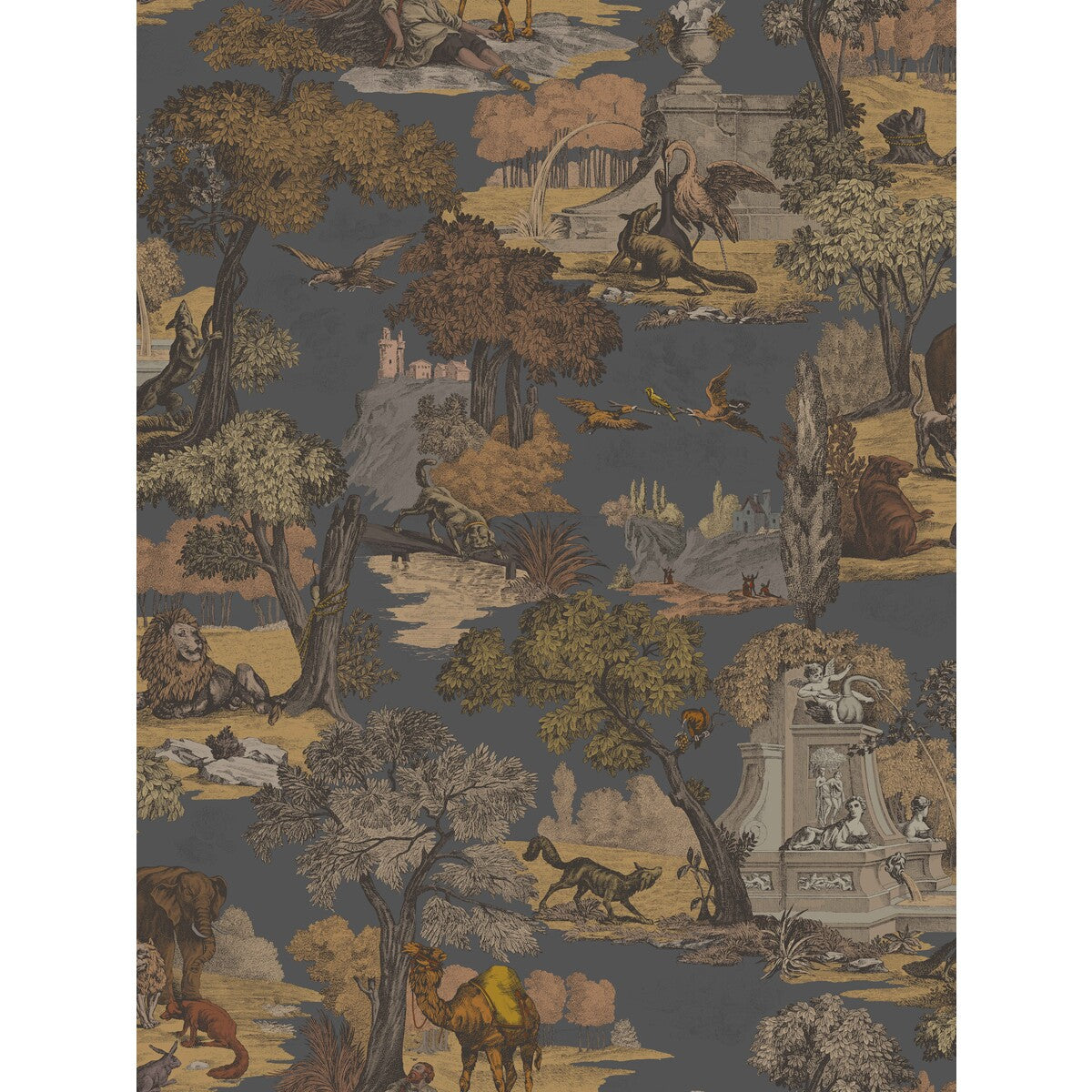 COLE & SON VERSAILLES GRAND PRINT GNGR CHAR