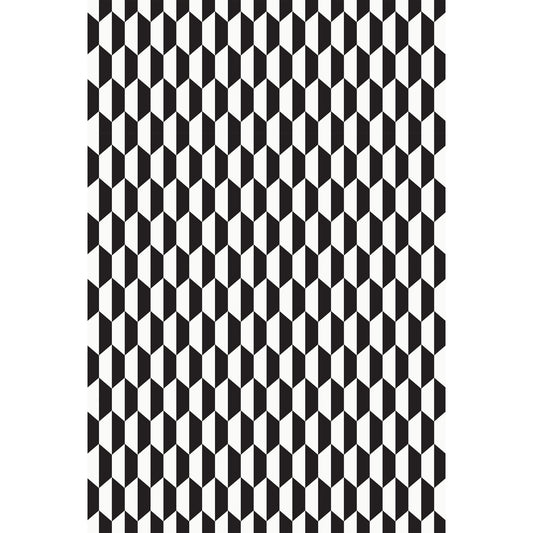 COLE & SON TILE WOVEN BLK WHT