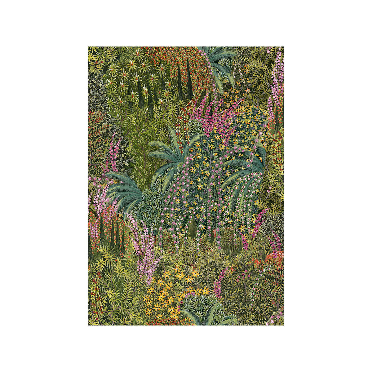 COLE & SON CASCADE LINEN LEAF GREEN
