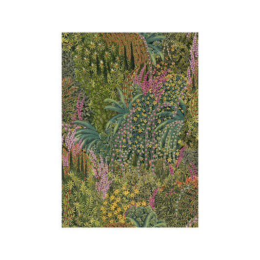 COLE & SON CASCADE LINEN LEAF GREEN