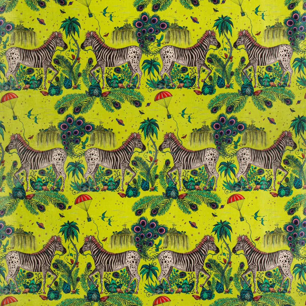CLARKE AND CLARKE LOST WORLD VELVET LIME