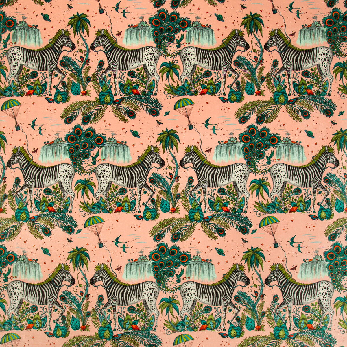 CLARKE AND CLARKE LOST WORLD VELVET PINK