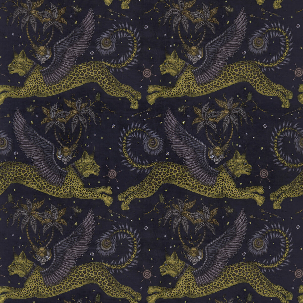 CLARKE AND CLARKE LYNX VELVET CHARCOAL