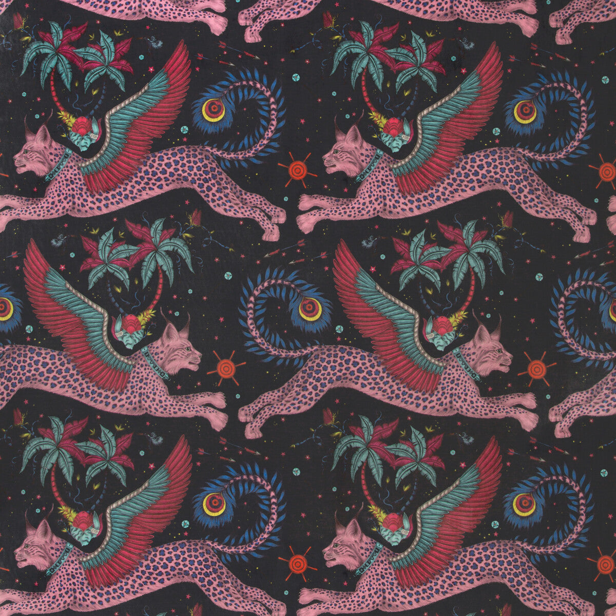 CLARKE AND CLARKE LYNX VELVET NAVY