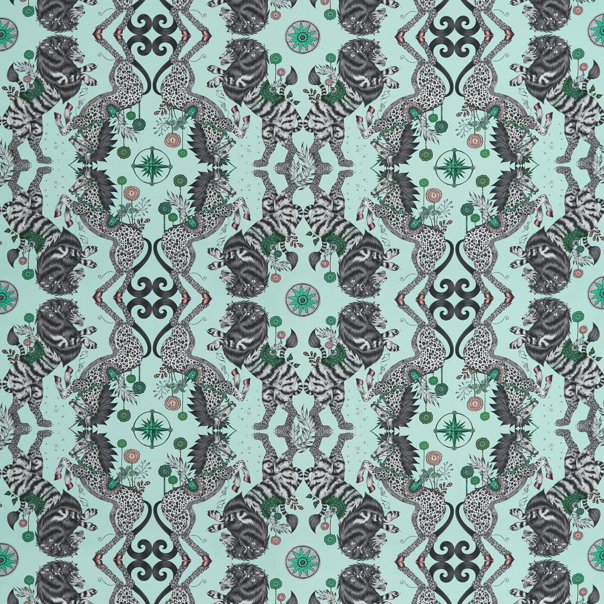 CLARKE AND CLARKE CASPIAN SATIN AQUA