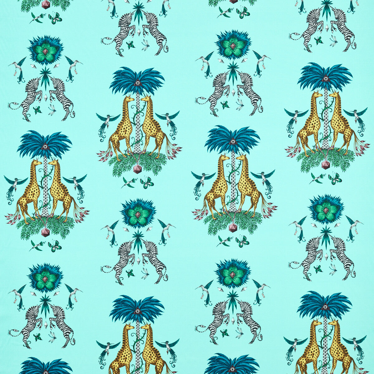 CLARKE AND CLARKE CREATURA SATIN TURQUOISE