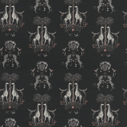 CLARKE AND CLARKE CREATURA LINEN CHARCOAL