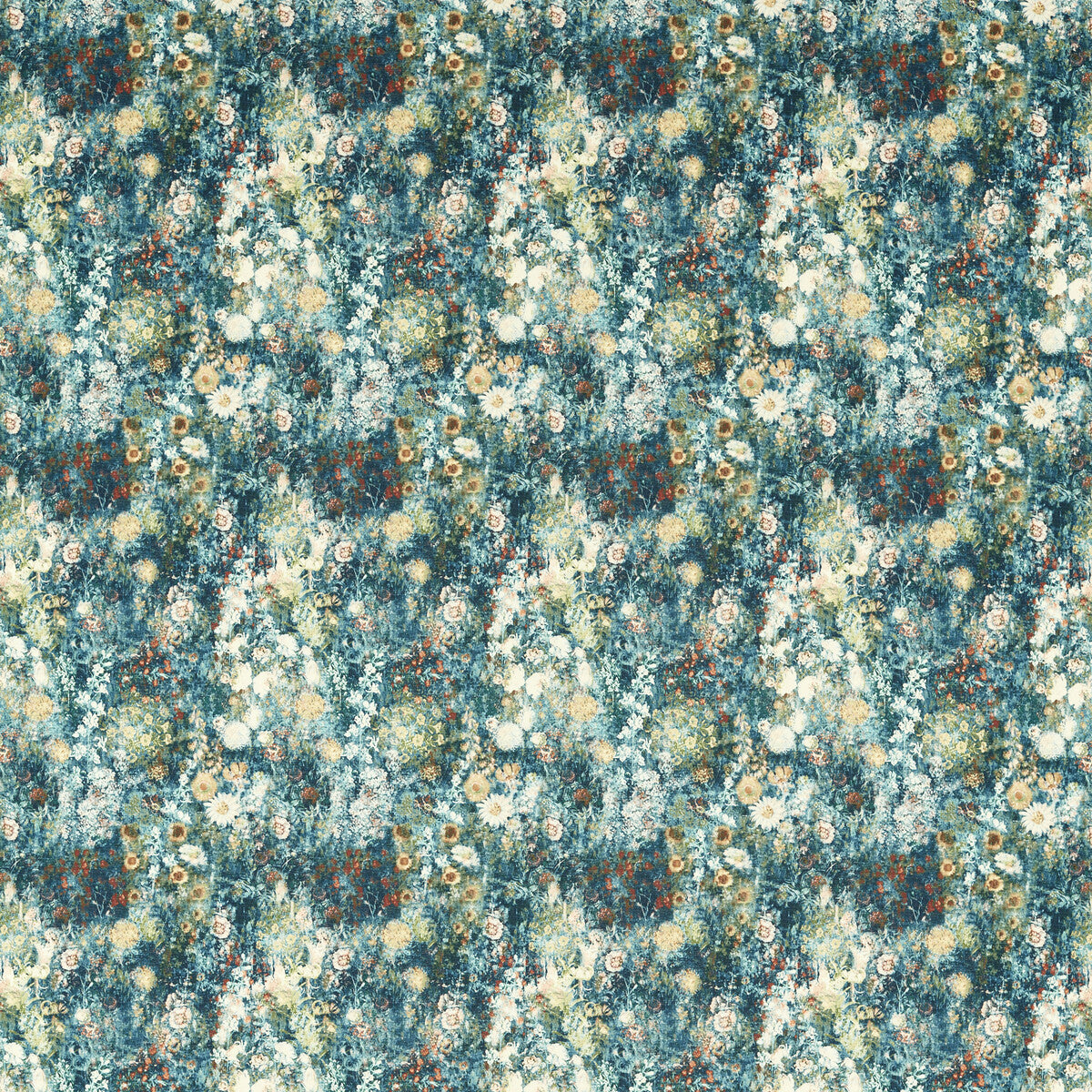 CLARKE AND CLARKE ROSEDENE DENIM/SPICE