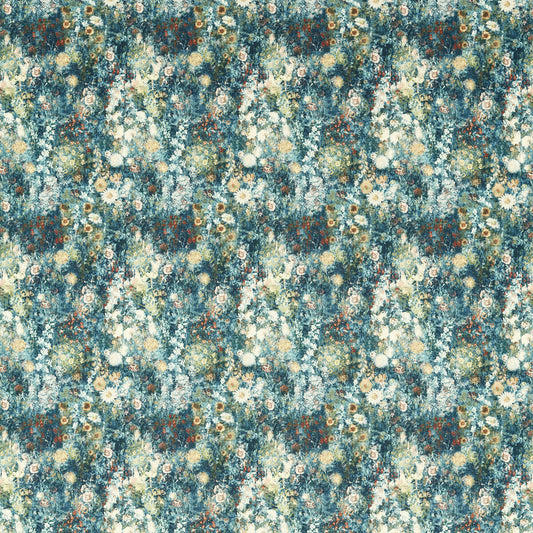 CLARKE AND CLARKE ROSEDENE DENIM/SPICE