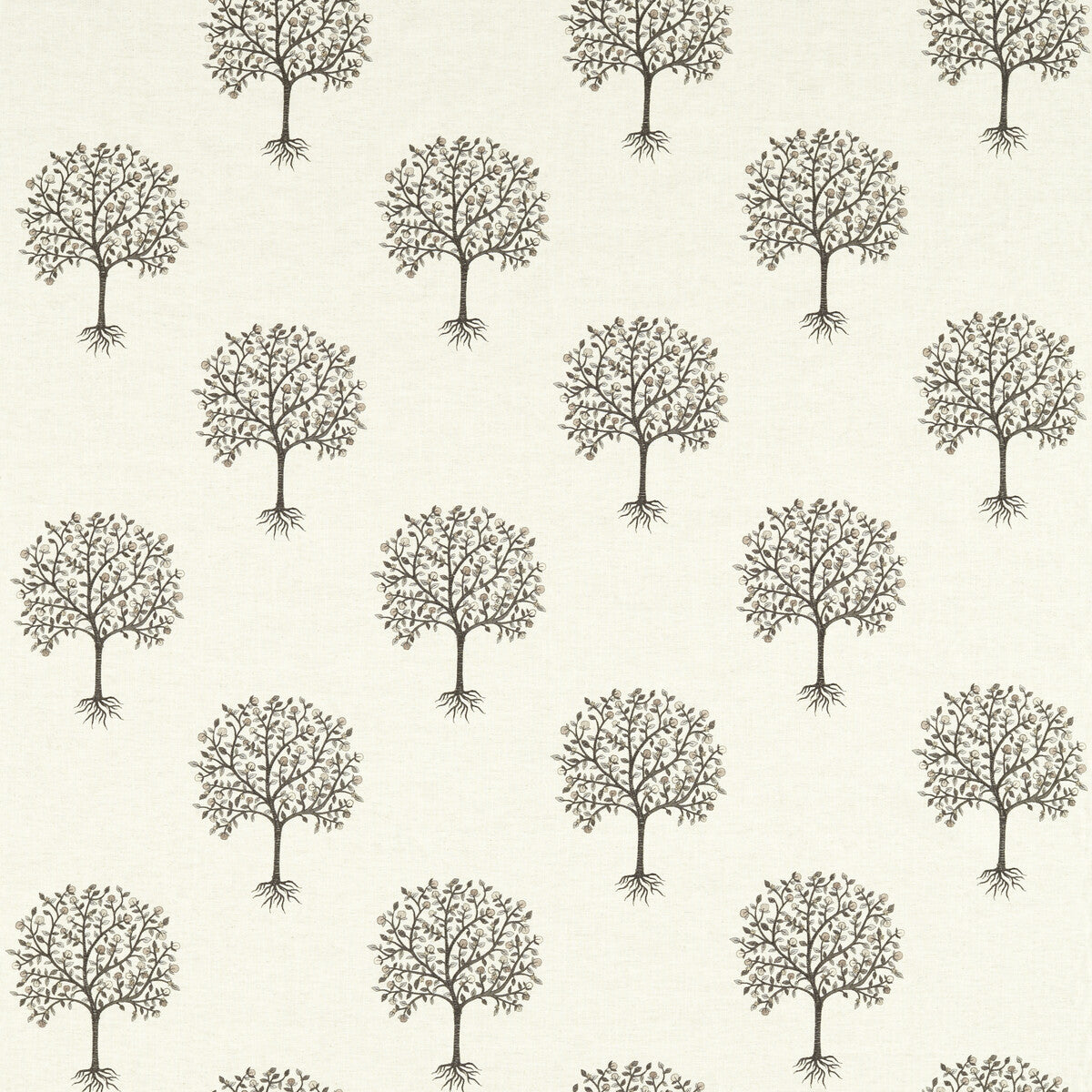 CLARKE AND CLARKE BERGAMOT CHARCOAL/LINEN