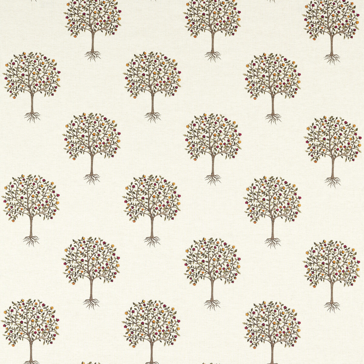 CLARKE AND CLARKE BERGAMOT MULTI/LINEN