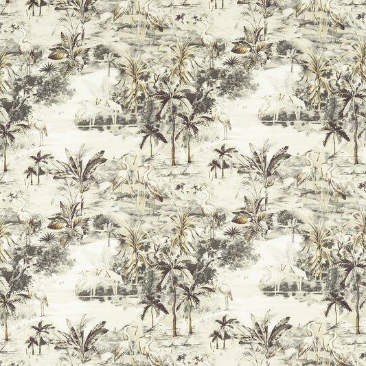 CLARKE AND CLARKE HABITAT CHARCOAL/LINEN