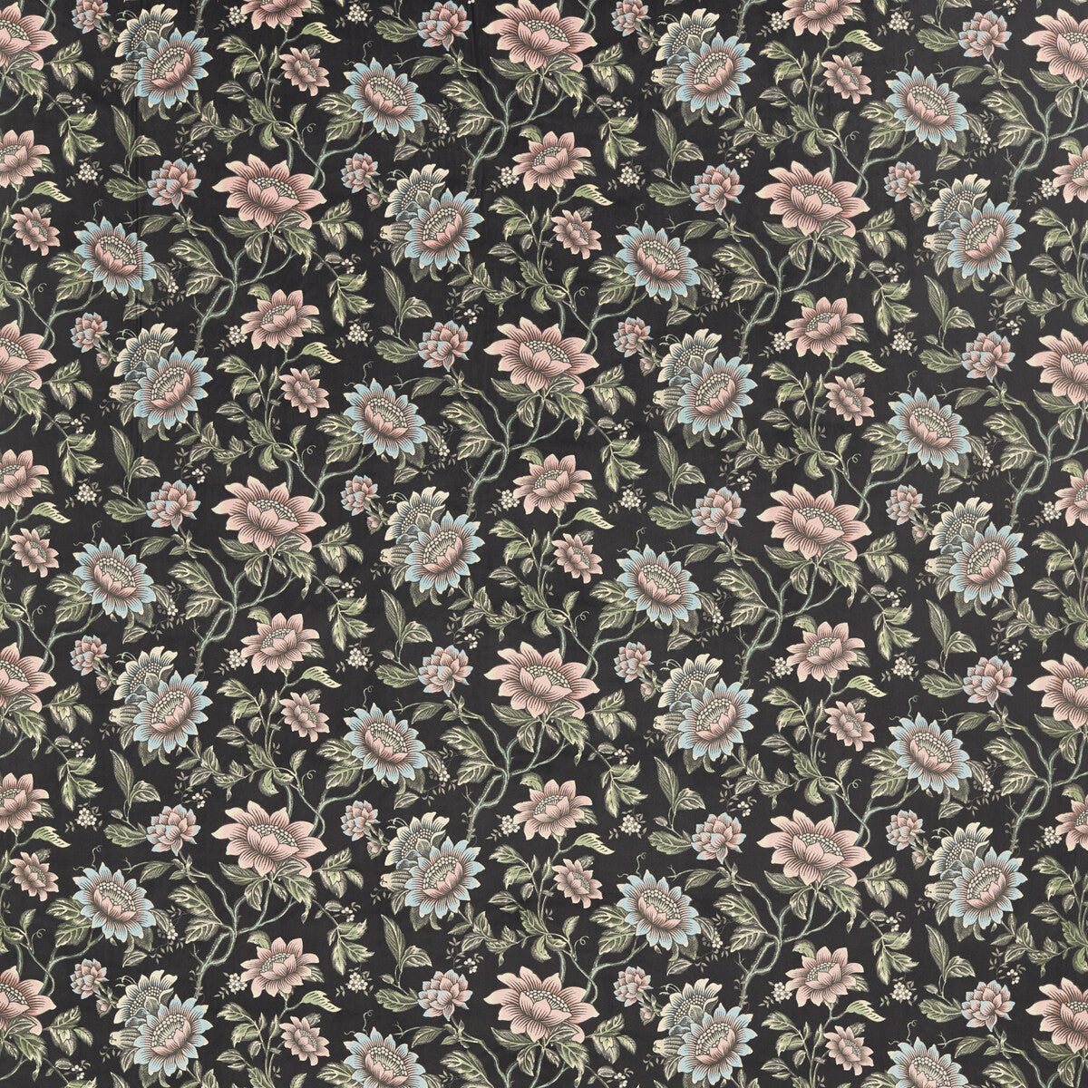 CLARKE AND CLARKE TONQUIN NOIR VELVET