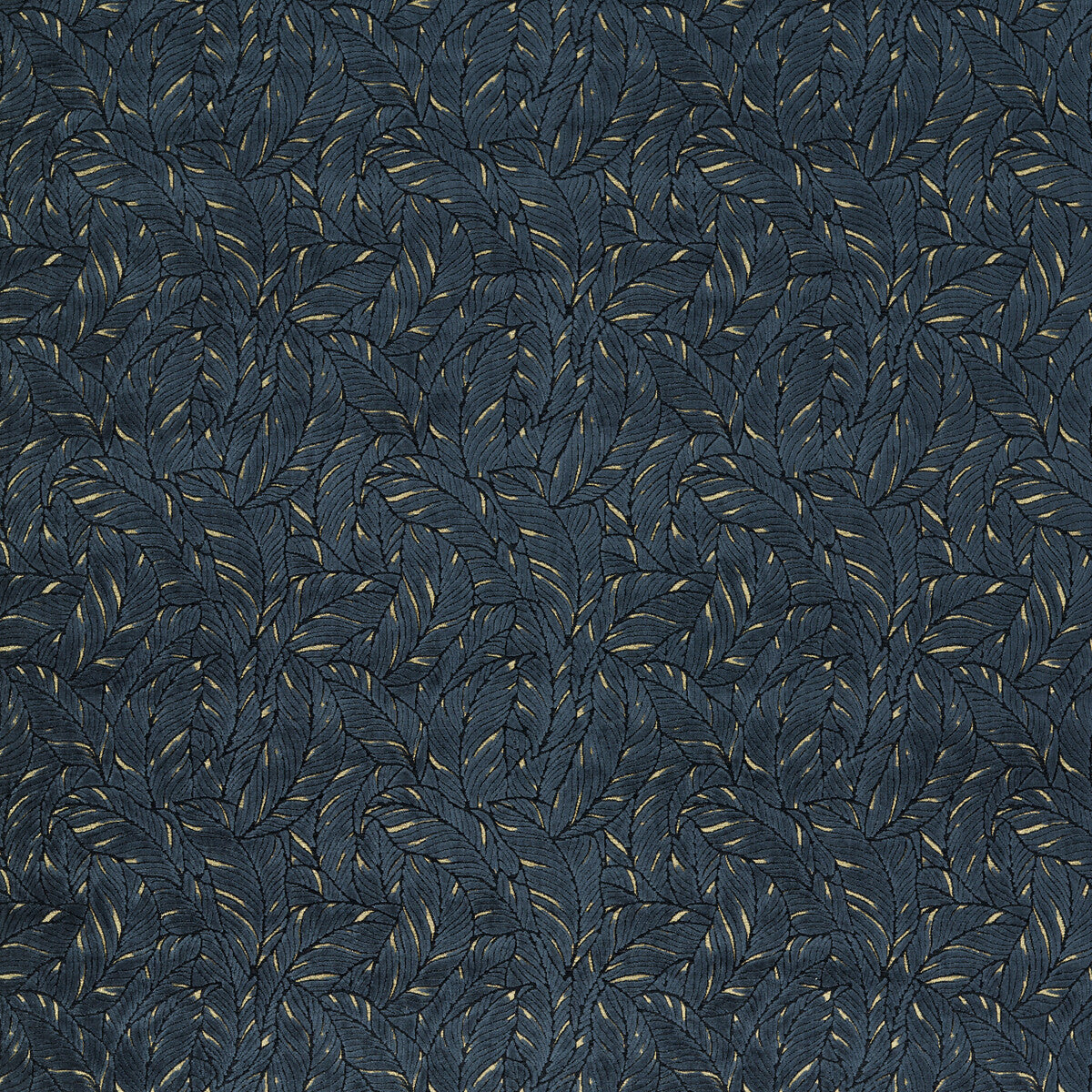 CLARKE AND CLARKE SELVA MIDNIGHT/GOLD VELVET