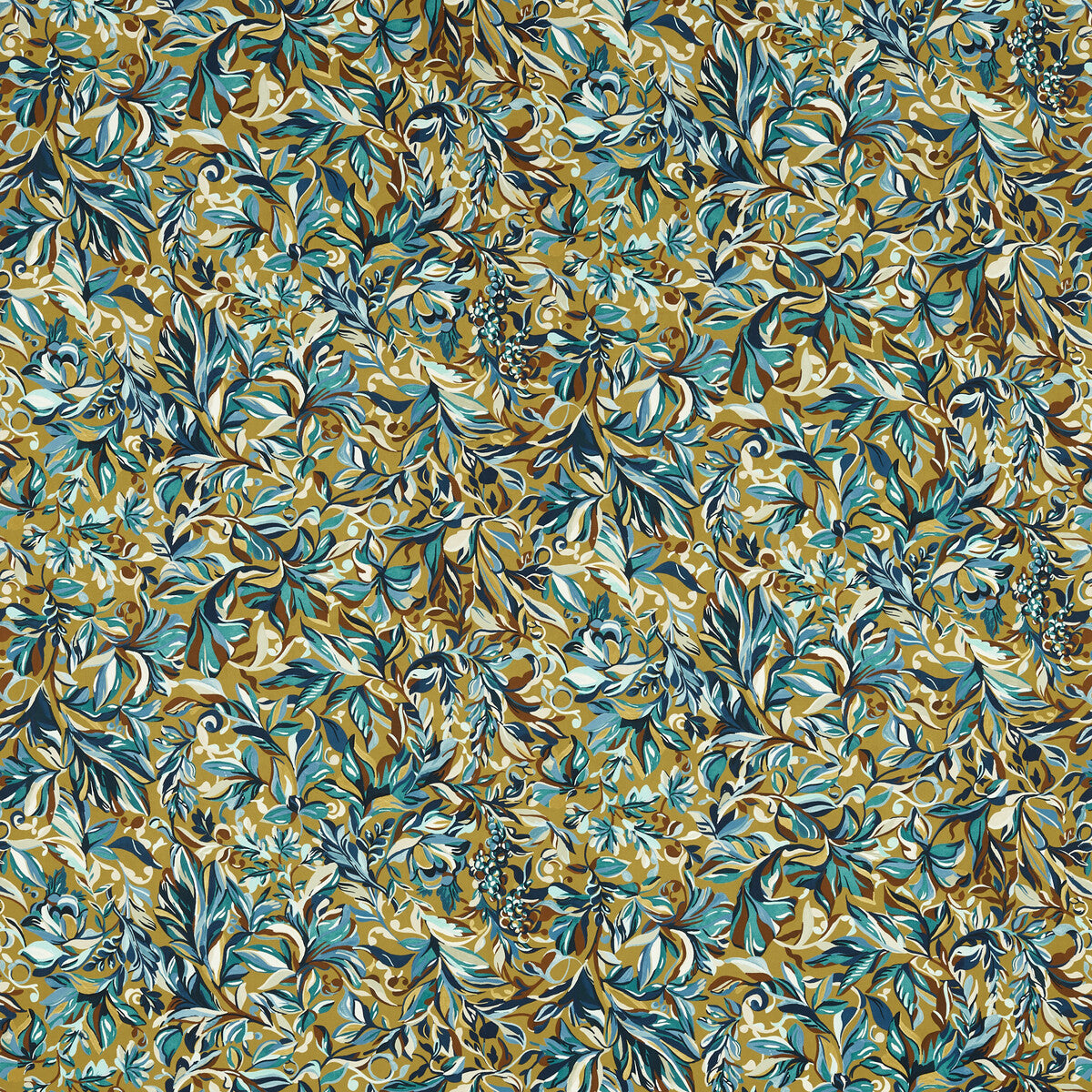 CLARKE AND CLARKE ASHBROOK VELVET OCHRE