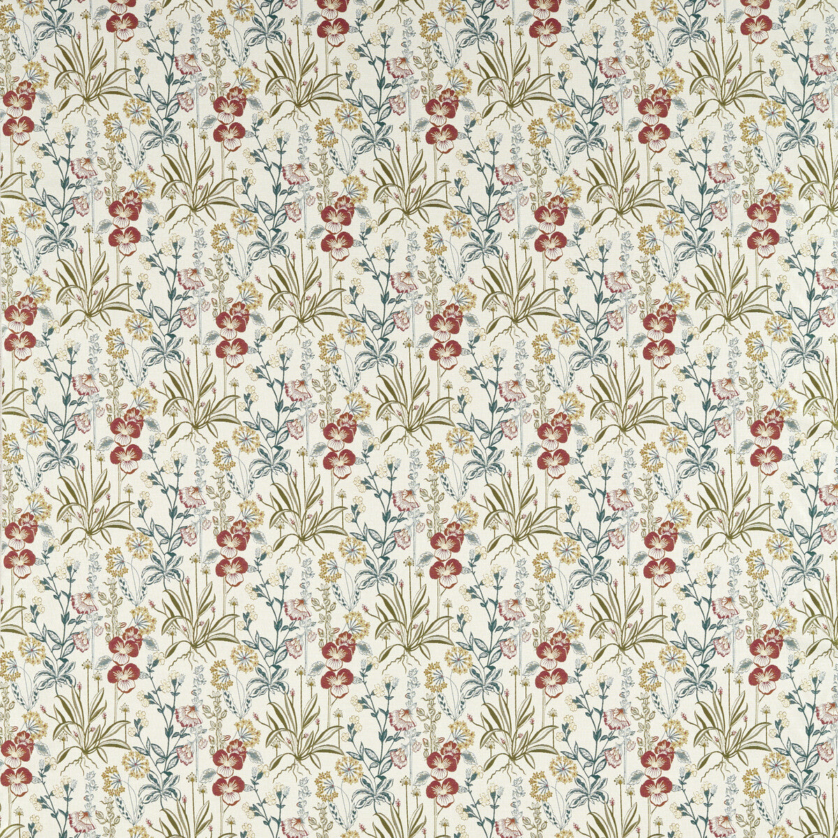 CLARKE AND CLARKE ELMSDALE JACQUARD FOREST/LINEN