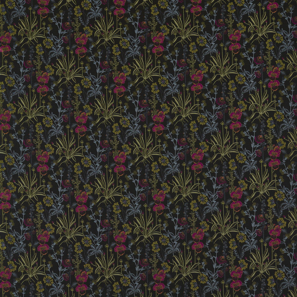 CLARKE AND CLARKE ELMSDALE JACQUARD NOIR