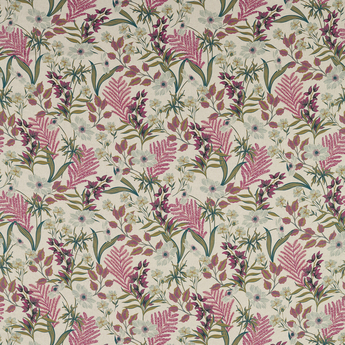 CLARKE AND CLARKE HAZELBURY LINEN CORAL