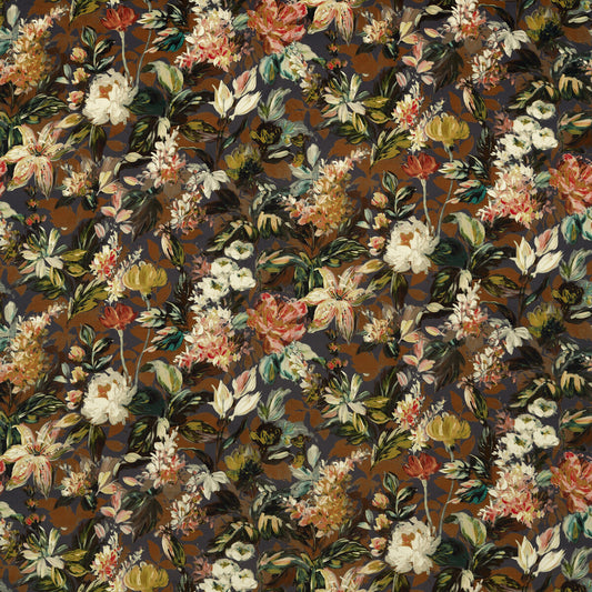 CLARKE AND CLARKE LILUM RUSSET NOIR VELVET