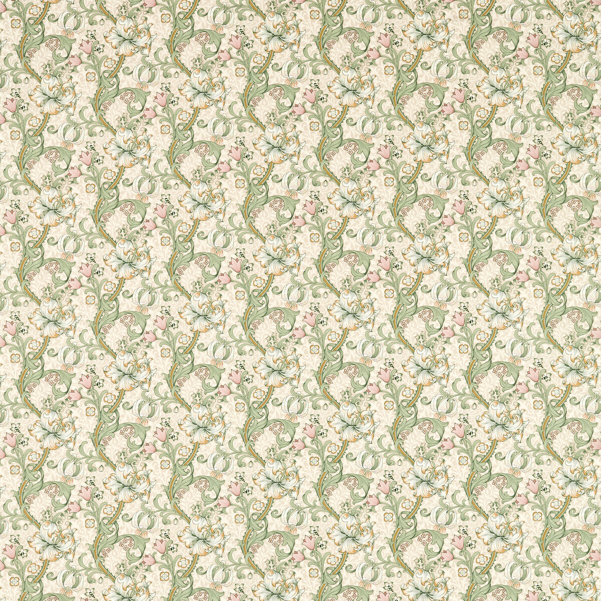 CLARKE AND CLARKE GOLDEN LILY LINEN/BLUSH