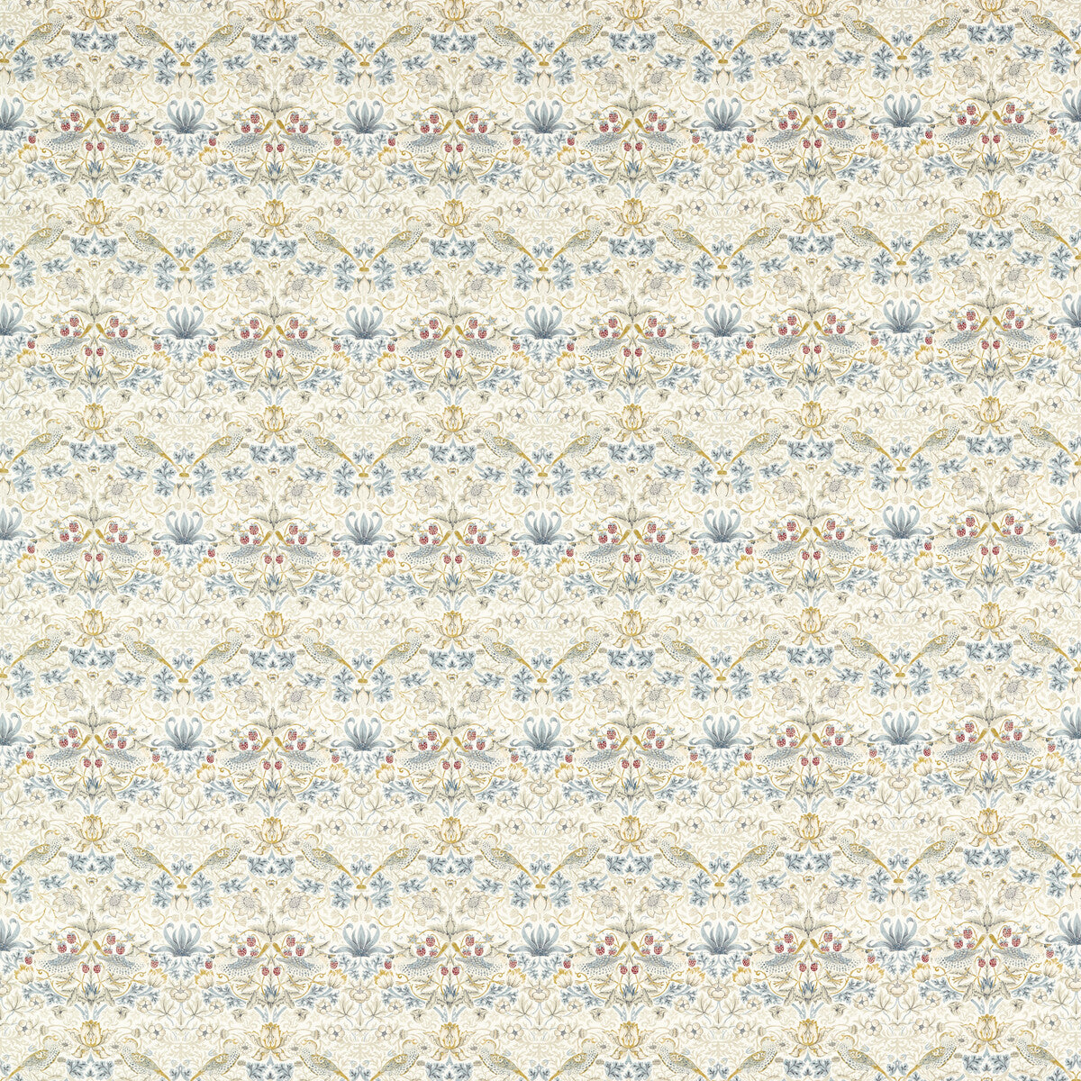 CLARKE AND CLARKE STRAWBERRY THIEF LINEN