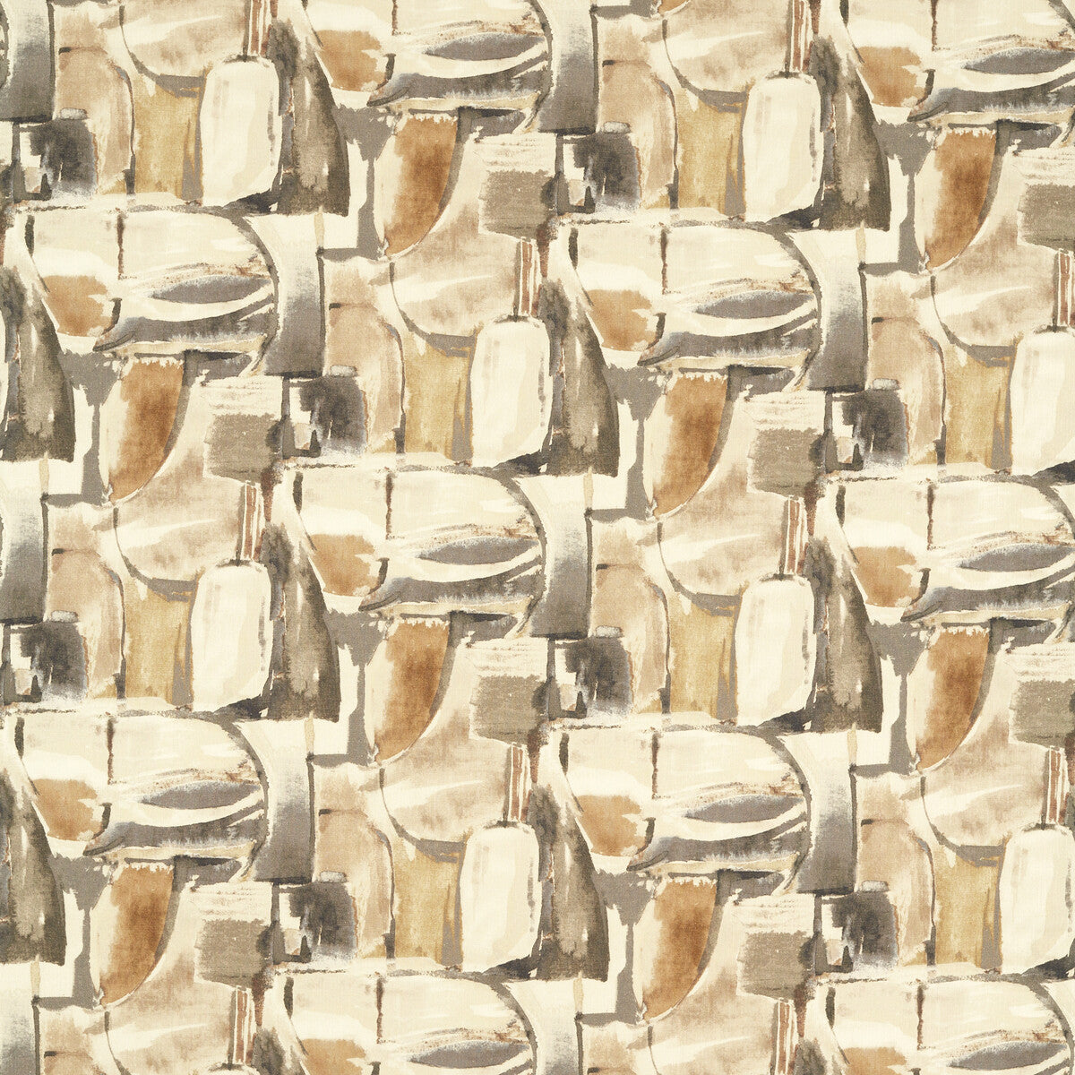 CLARKE AND CLARKE FIGURA LINEN/CHARCOAL