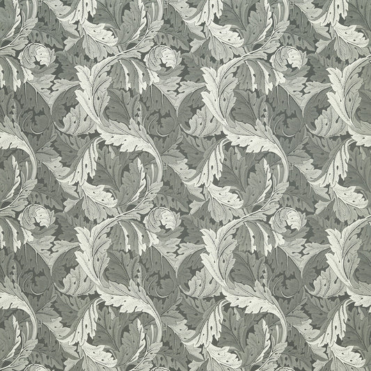 CLARKE AND CLARKE ACANTHUS JACQUARD SLATE