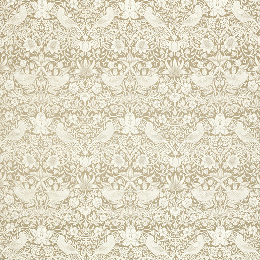 CLARKE AND CLARKE STRAWBERRY THIEF JACQUARD LINEN