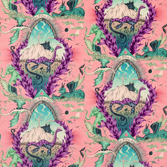 CLARKE AND CLARKE HIGHLANDIA VELVET PINK