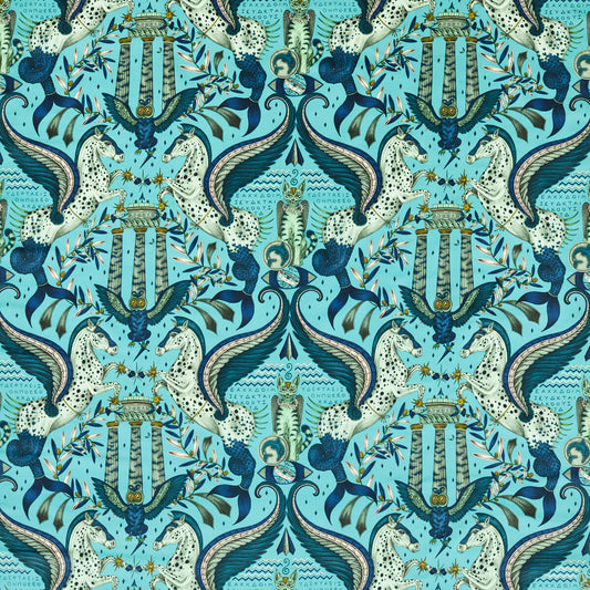 CLARKE AND CLARKE ODYSSEY MYTHOS VELVET PEACOCK