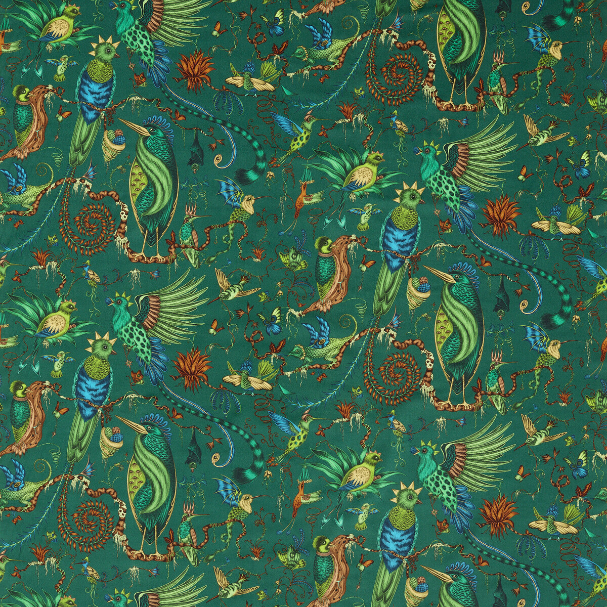 CLARKE AND CLARKE QUETZAL VELVET TEAL