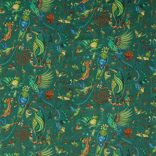 CLARKE AND CLARKE QUETZAL VELVET TEAL