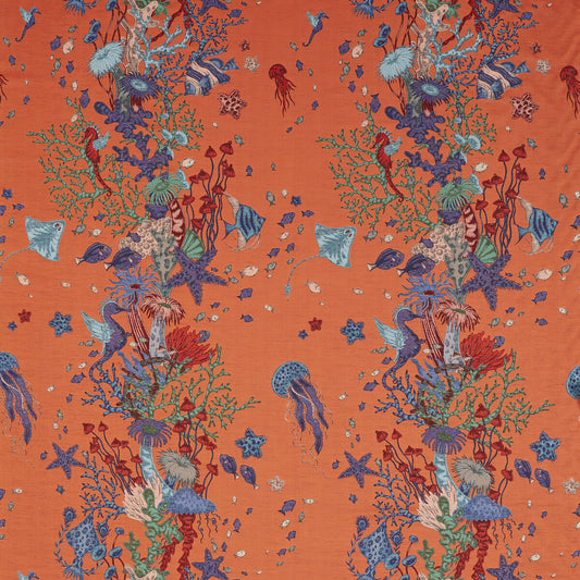 CLARKE AND CLARKE SEAFOREST JACQUARD PEACH