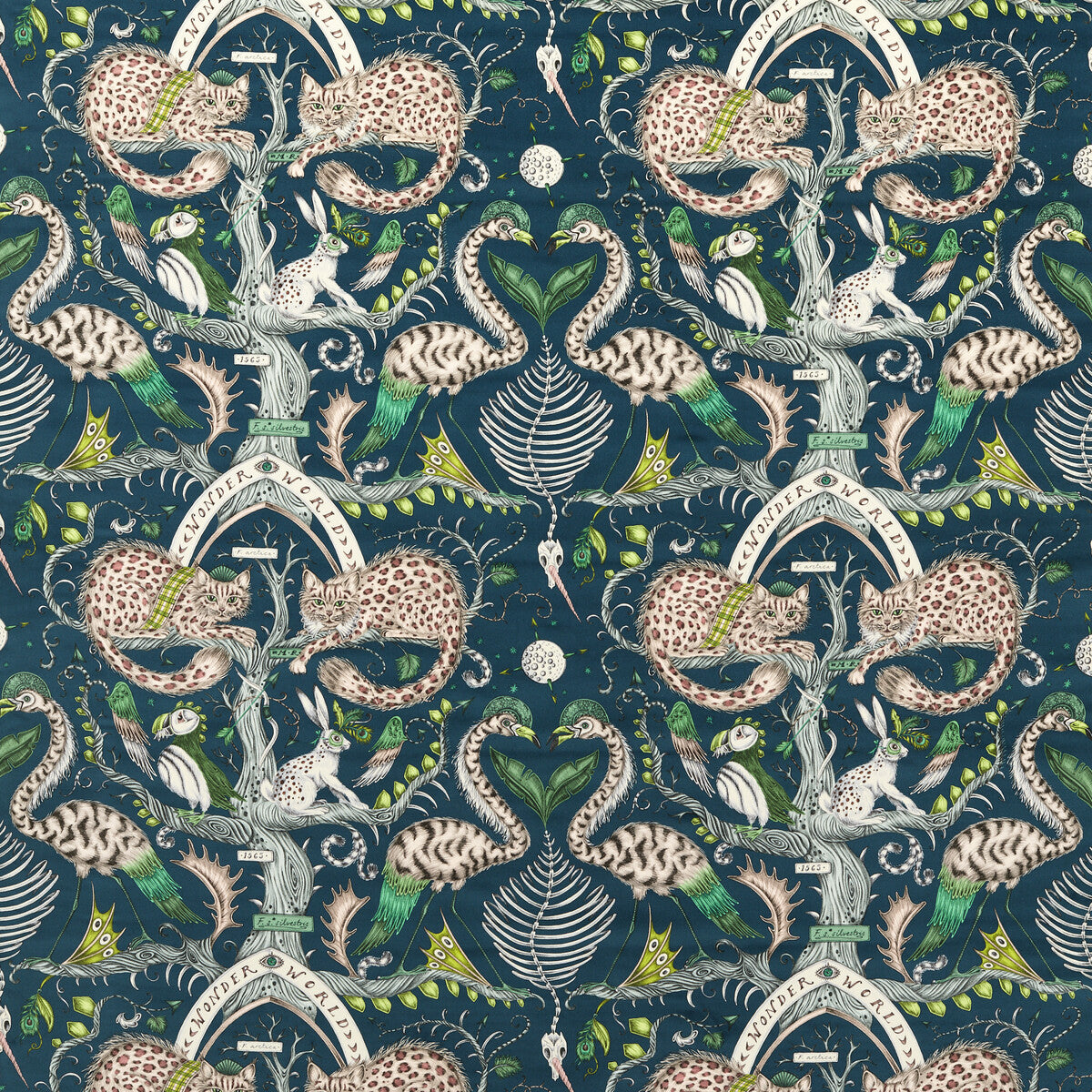 CLARKE AND CLARKE WONDER WORLD VELVET TEAL