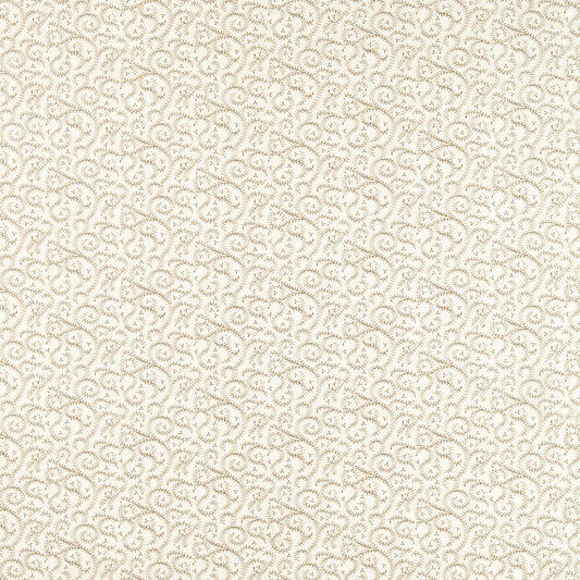 CLARKE AND CLARKE BUTA EMBROIDERY NATURAL
