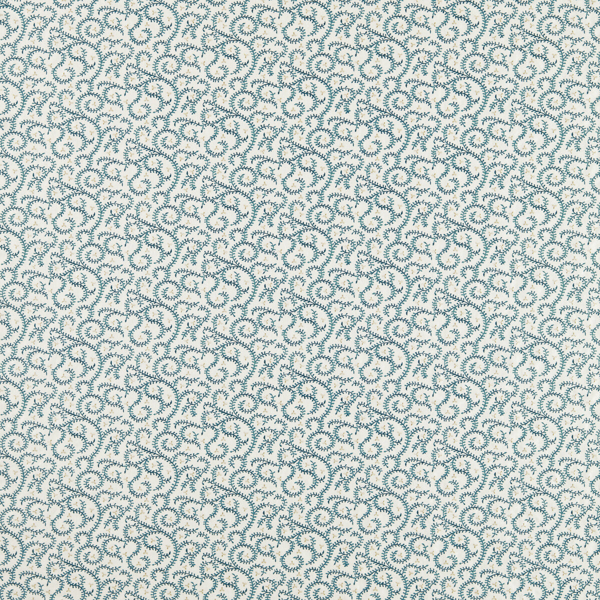 CLARKE AND CLARKE BUTA EMBROIDERY TEAL