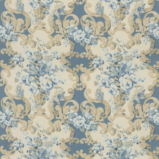 MULBERRY FLORAL ROCOCO BLUE