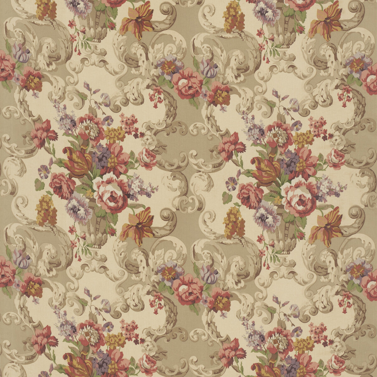 MULBERRY FLORAL ROCOCO RED/PLUM