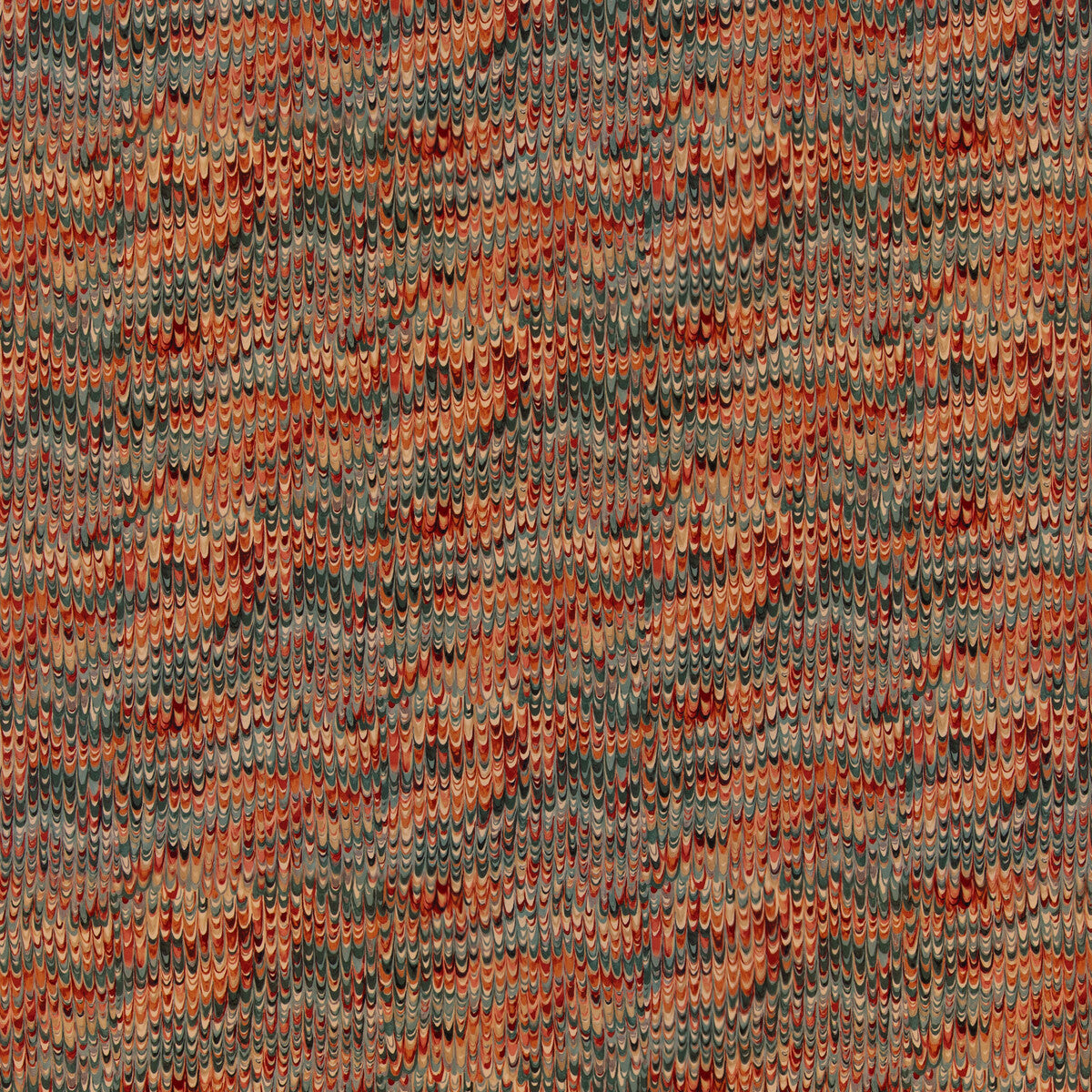 MULBERRY END PAPER VELVET TEAL/SPICE