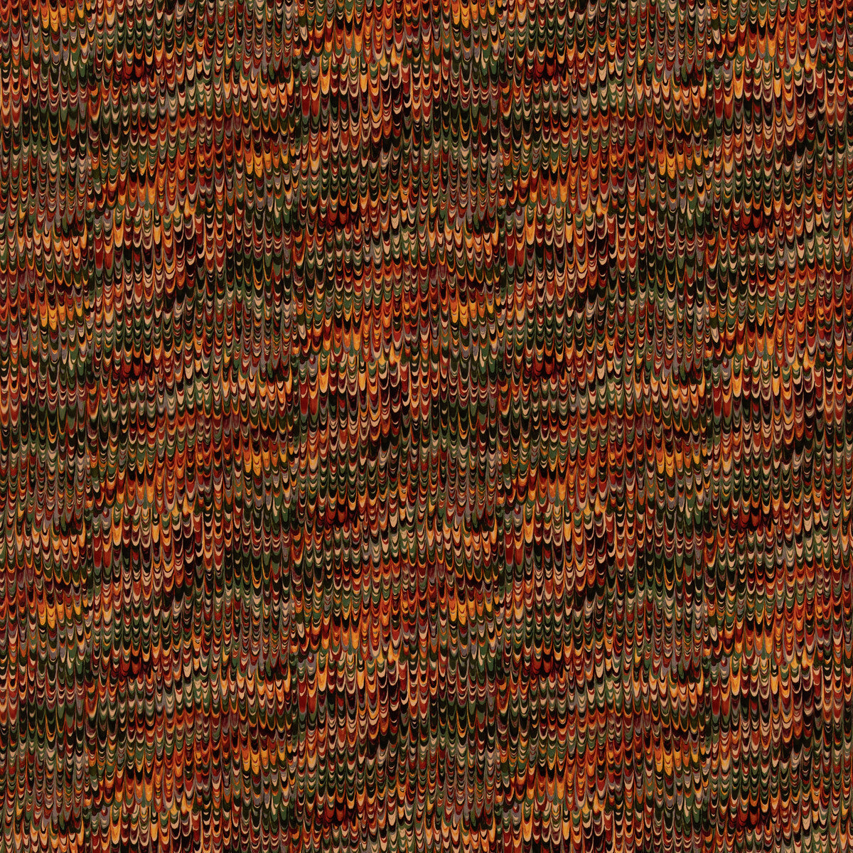 MULBERRY END PAPER VELVET RED/GREEN