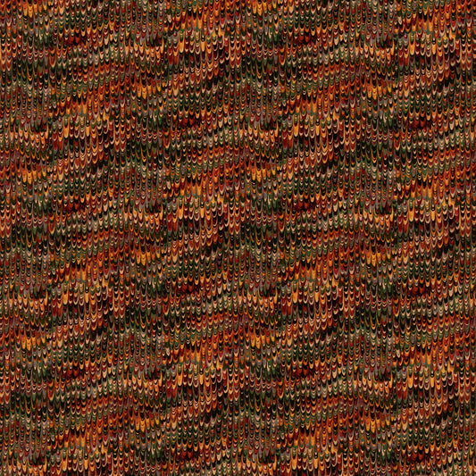 MULBERRY END PAPER VELVET RED/GREEN