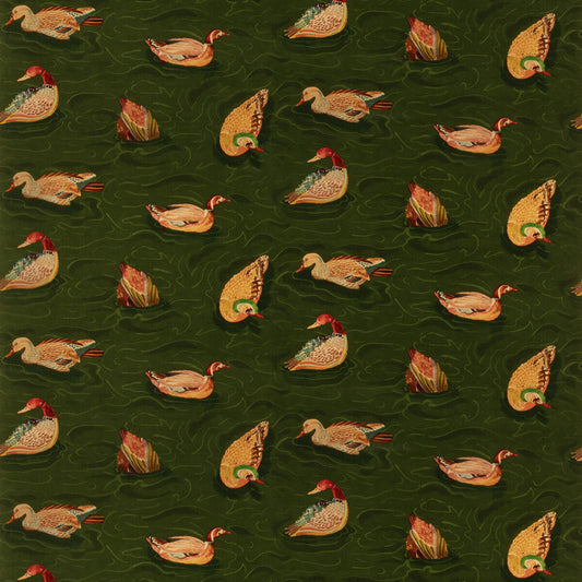 MULBERRY DUCK POND VELVET EMERALD