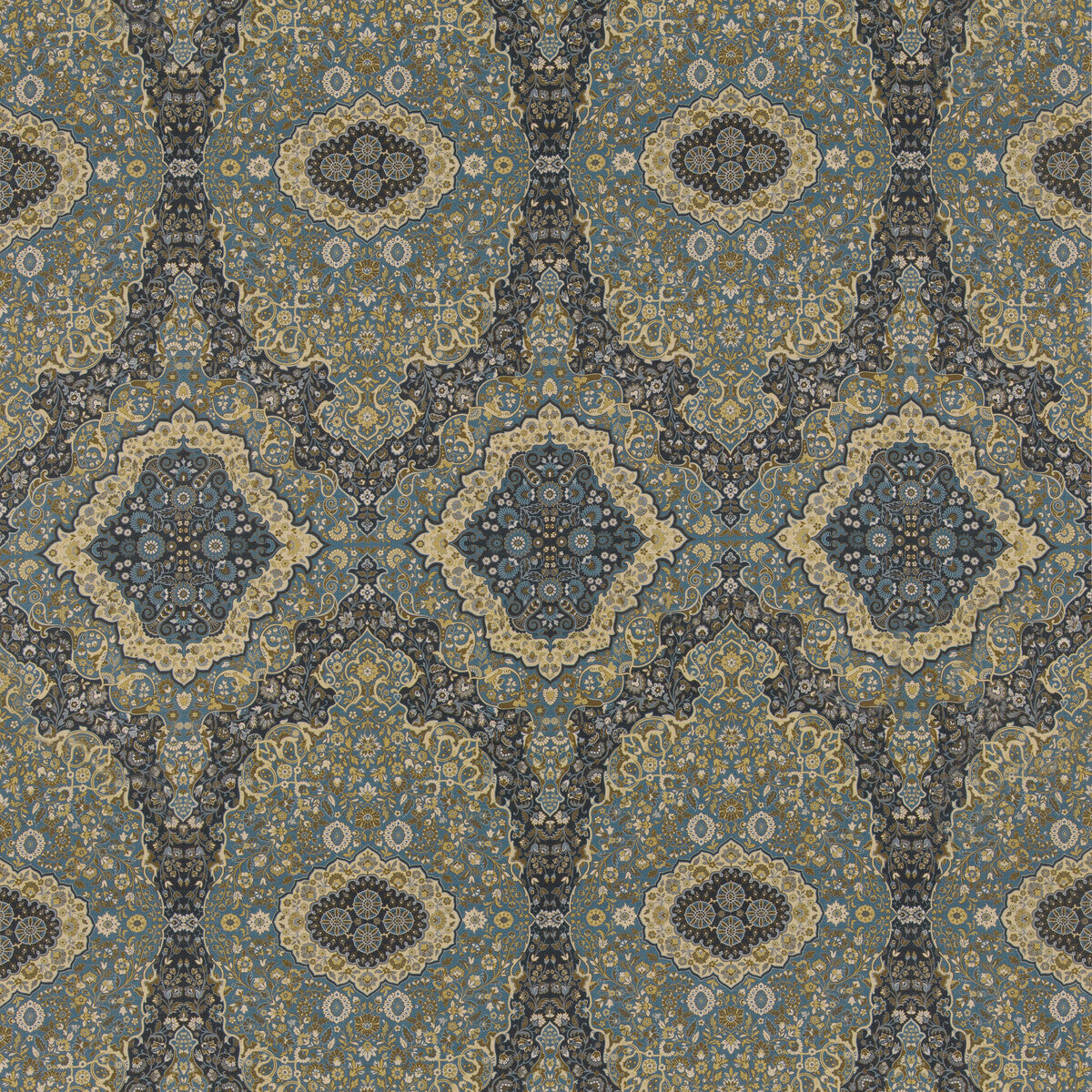 MULBERRY WOODLAND PAISLEY INDIGO