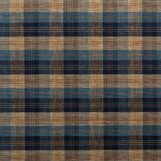 MULBERRY CLAN CHENILLE BLUE/MOLE