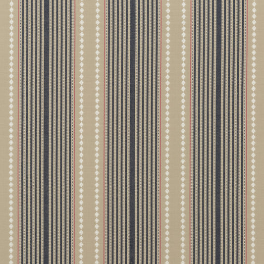 MULBERRY BRIGHTON STRIPE INDIGO/LINEN