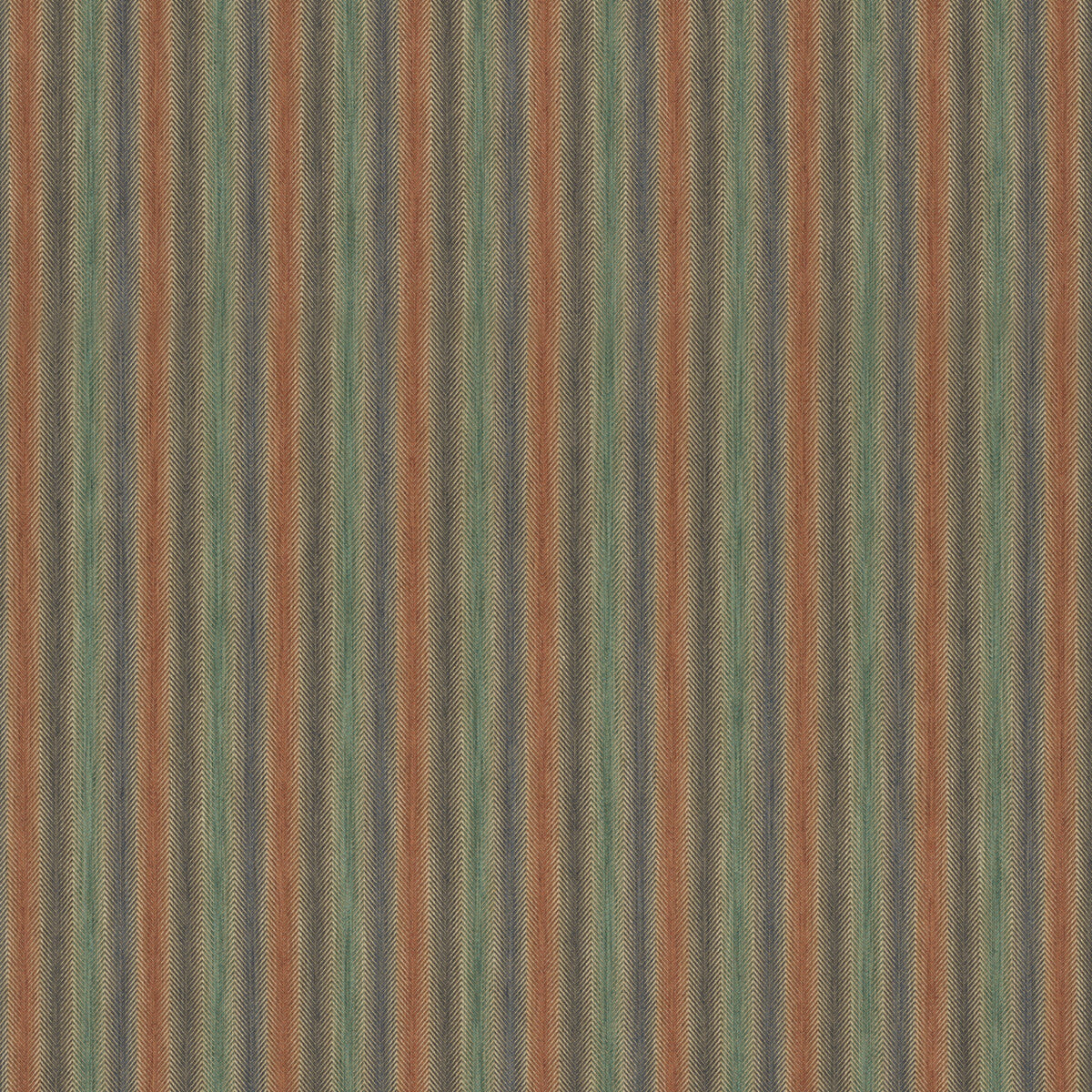 MULBERRY SHEPTON STRIPE TEAL/SPICE