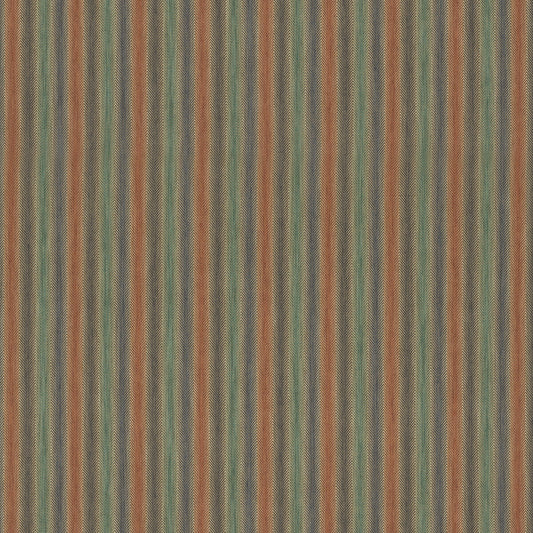 MULBERRY SHEPTON STRIPE TEAL/SPICE