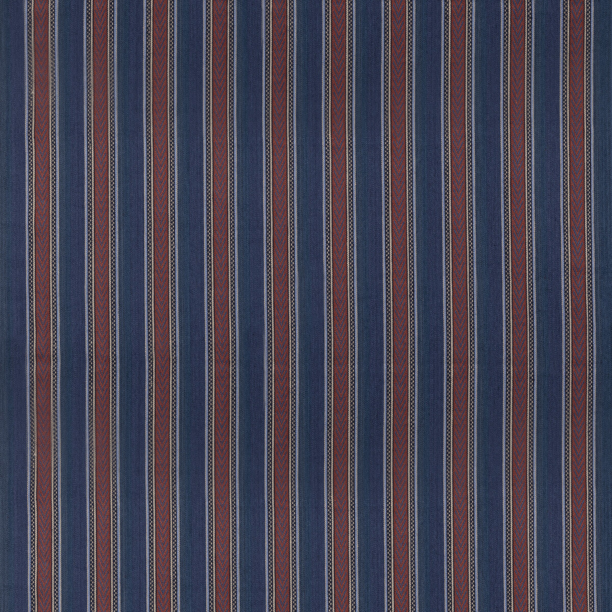 MULBERRY BARRINGTON STRIPE INDIGO/RED