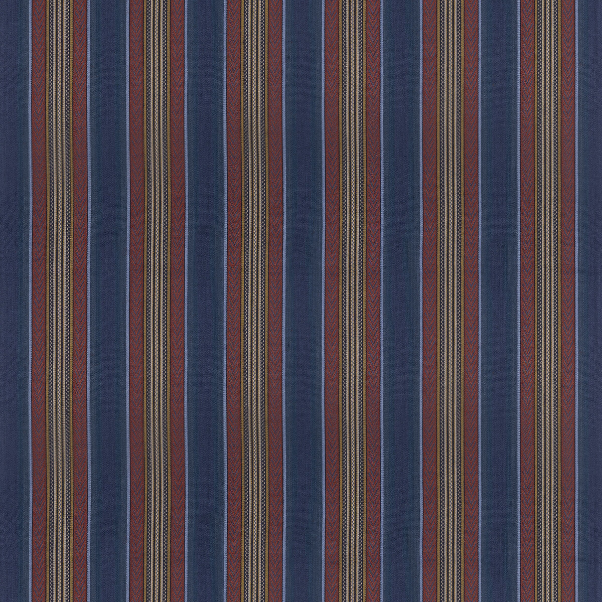 MULBERRY WESTERLY STRIPE INDIGO/RED