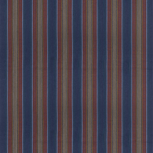 MULBERRY WESTERLY STRIPE INDIGO/RED